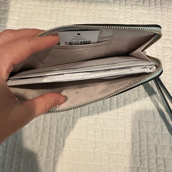 Light Blue Kate Spade Wristlet - Picture 3 of 3